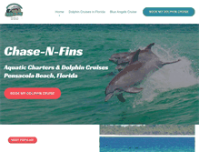 Tablet Screenshot of chase-n-fins.com